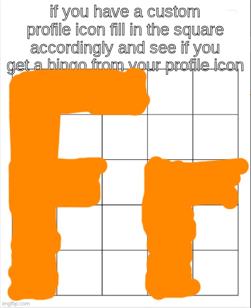 profile icon bingo | image tagged in profile icon bingo | made w/ Imgflip meme maker