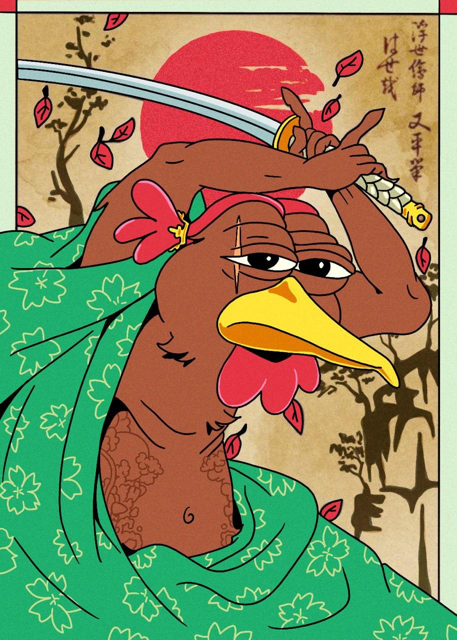 COQINU samurai Blank Meme Template