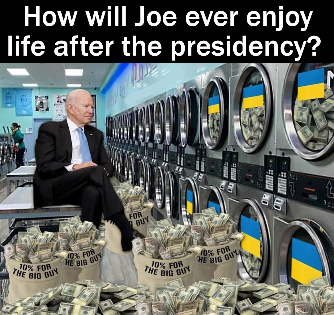 Jill and the family will use up his crime money | How will Joe ever enjoy life after the presidency? | image tagged in joe biden,money | made w/ Imgflip meme maker