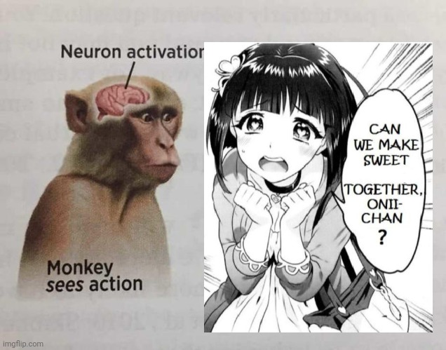 Monkey neuron activation | image tagged in monkey neuron activation | made w/ Imgflip meme maker