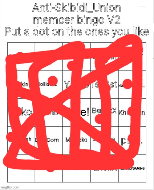 Anti-Skibidi_Union member bingo V2 | image tagged in anti-skibidi_union member bingo v2 | made w/ Imgflip meme maker