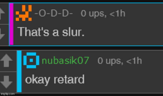 this guy thinks retard is a slur (which yeah it is indeed a slur) | made w/ Imgflip meme maker