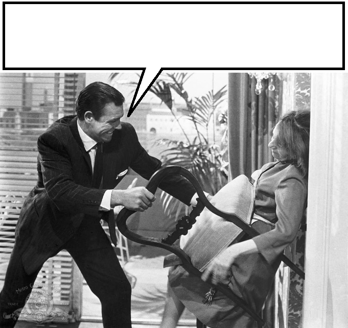 High Quality JAMES BOND 007 FROM RUSSIA WITH LOVE V2 Blank Meme Template