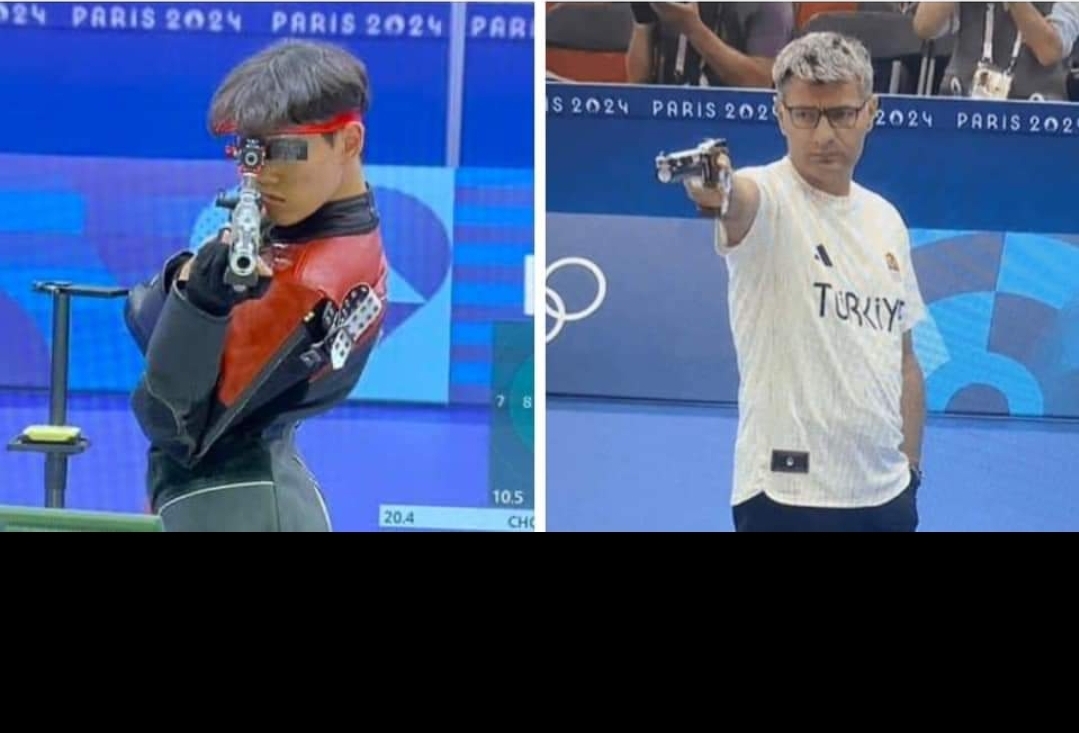 High Quality Olympic shooters Blank Meme Template