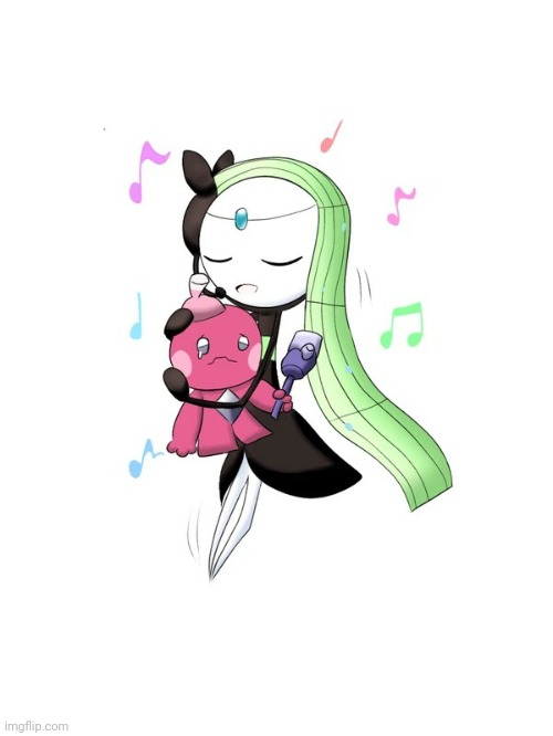 Meloetta's Cradle Song (Art by Kay) | made w/ Imgflip meme maker