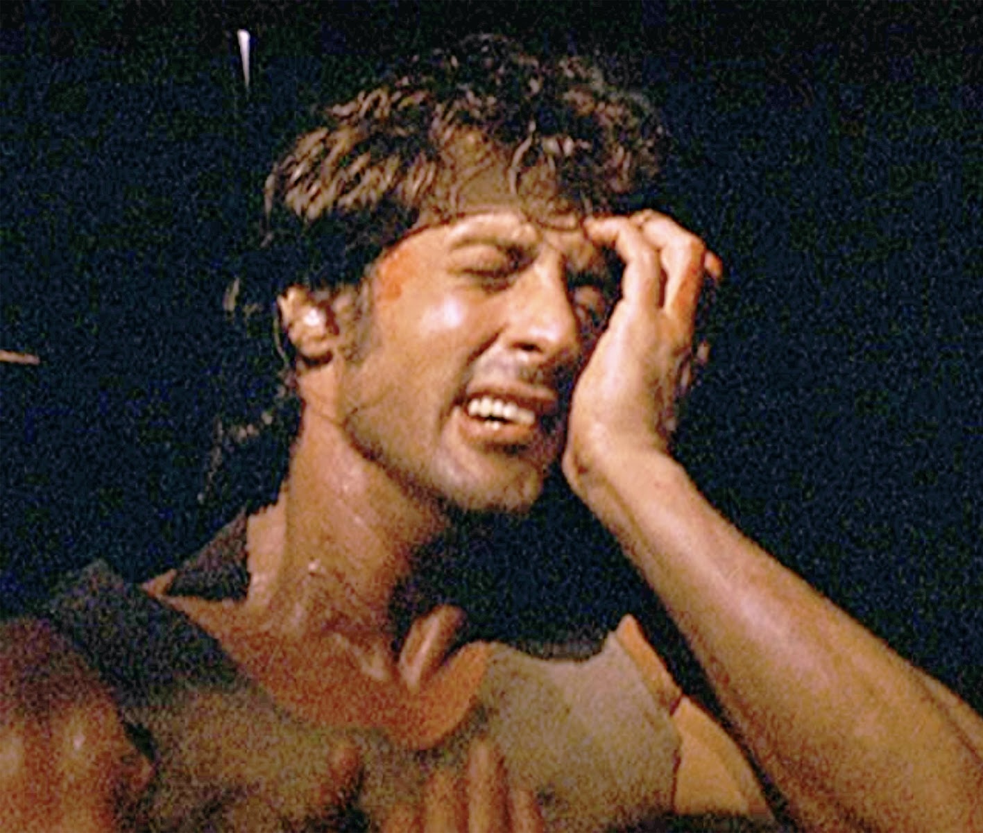 High Quality Rambo Crying Blank Meme Template