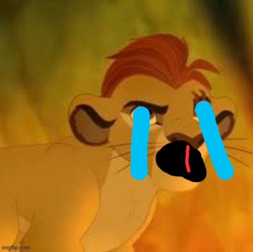 Kion crybaby | image tagged in kion crybaby | made w/ Imgflip meme maker