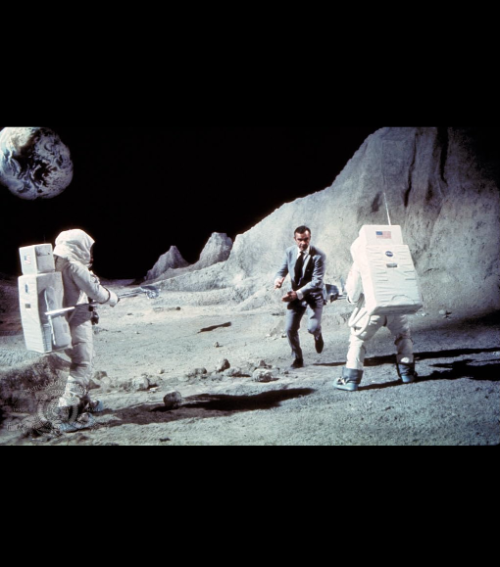 KILLING ILLUSION OF MOON LANDING Blank Meme Template