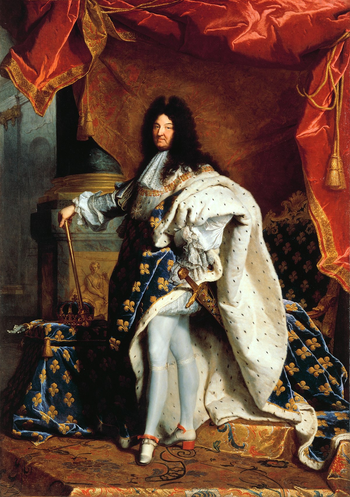 King Louis XIV Blank Meme Template