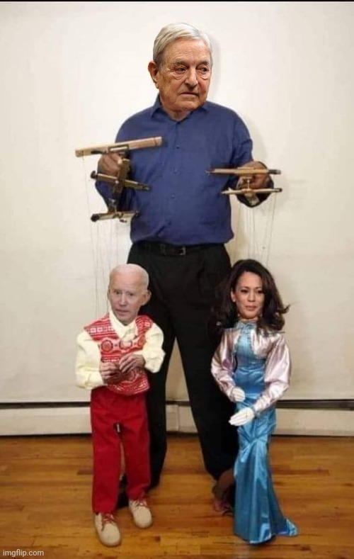 George Soros Democrat puppetmaster Blank Meme Template