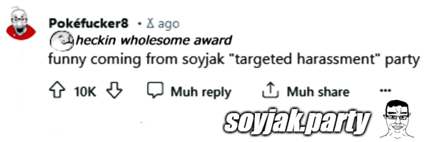 High Quality Soyjak.party reddit banner Blank Meme Template