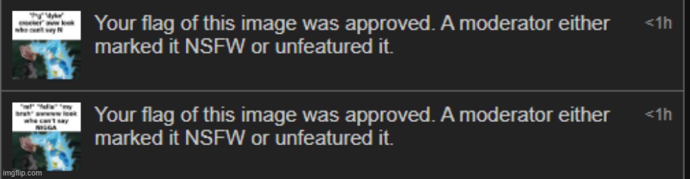 fucking finally, mods lazy as fuck rn | made w/ Imgflip meme maker