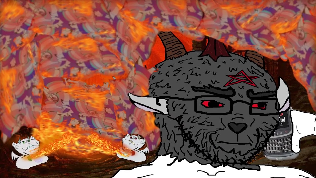 Satan soyjak Blank Meme Template