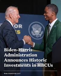 biden-harris invest in HBCUs Blank Meme Template