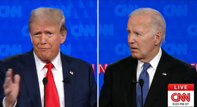 High Quality TRUMP BIDEN Blank Meme Template