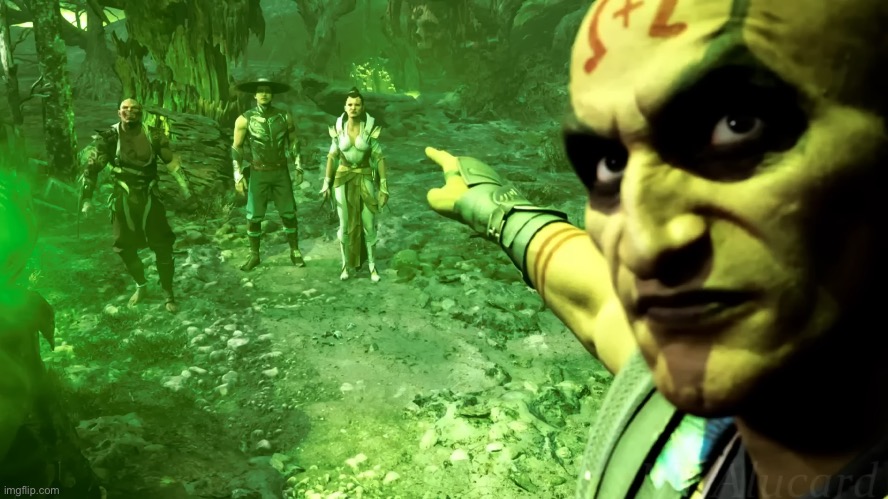 M1K Quan Chi Pointing | image tagged in m1k quan chi pointing | made w/ Imgflip meme maker