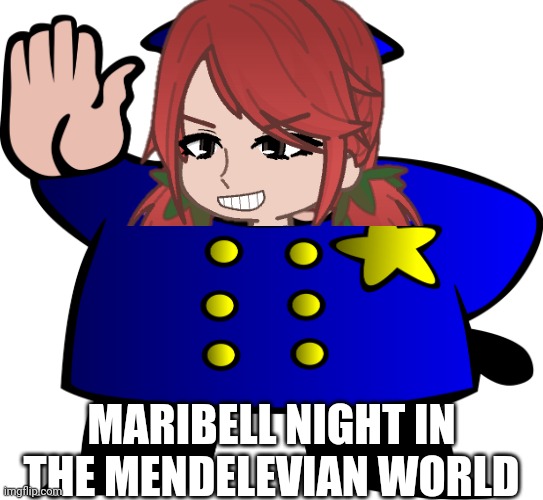 She is feared online, but nobody recognizes her in person. | MARIBELL NIGHT IN THE MENDELEVIAN WORLD | image tagged in uttp,maribell night,copyright | made w/ Imgflip meme maker