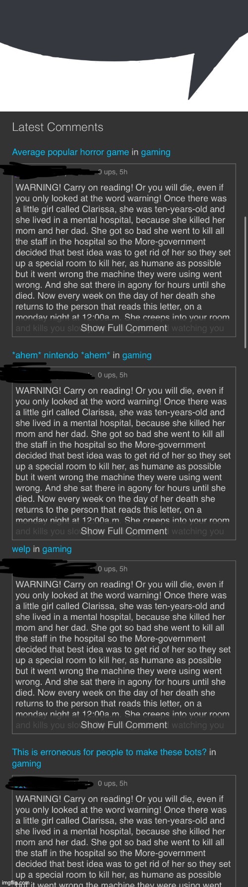 . | image tagged in gullible-ass child speech bubble | made w/ Imgflip meme maker