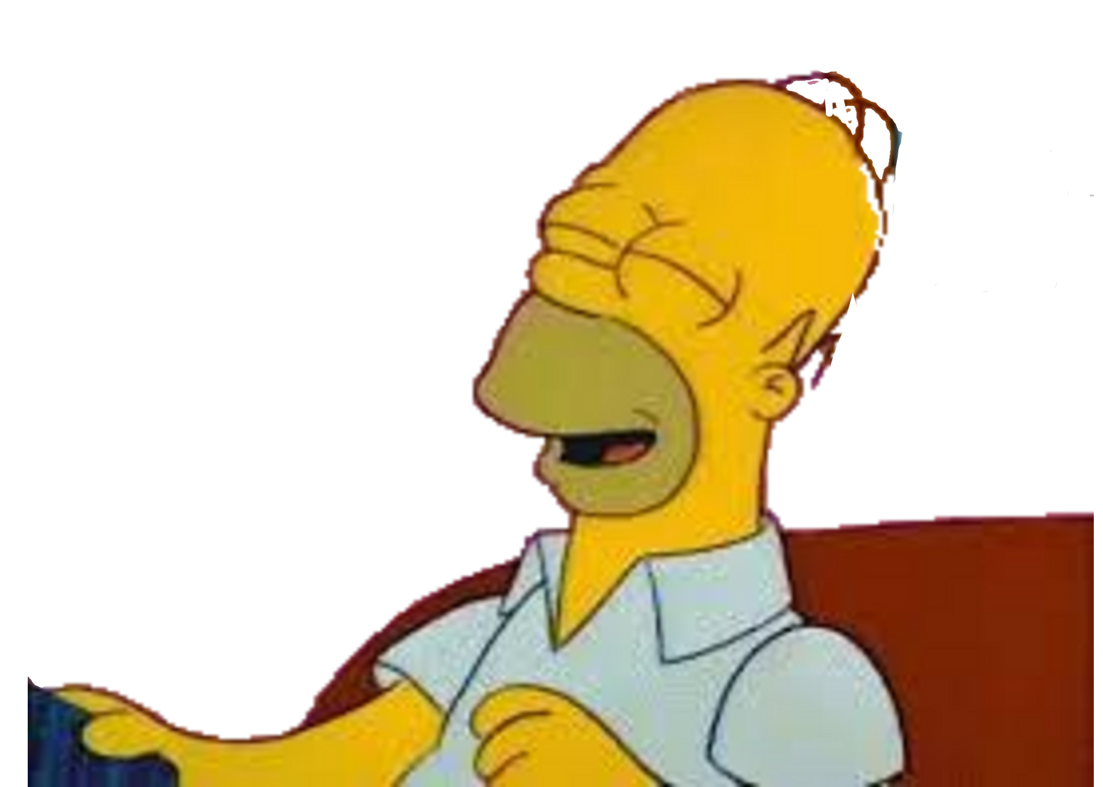 High Quality Homero Homero Simpson riendo Blank Meme Template