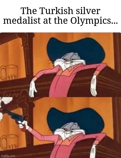 Effortless | The Turkish silver medalist at the Olympics... | image tagged in turkey,turkish,olympics,shooter,silver,memes | made w/ Imgflip meme maker