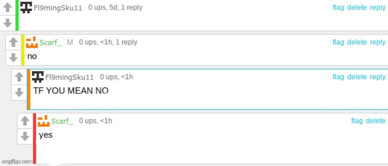 tf is scarf waffling about | image tagged in you either got a hole or a pole | made w/ Imgflip meme maker