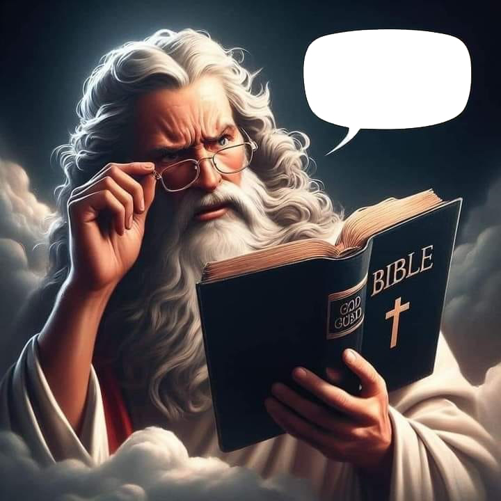 High Quality God Blank Meme Template