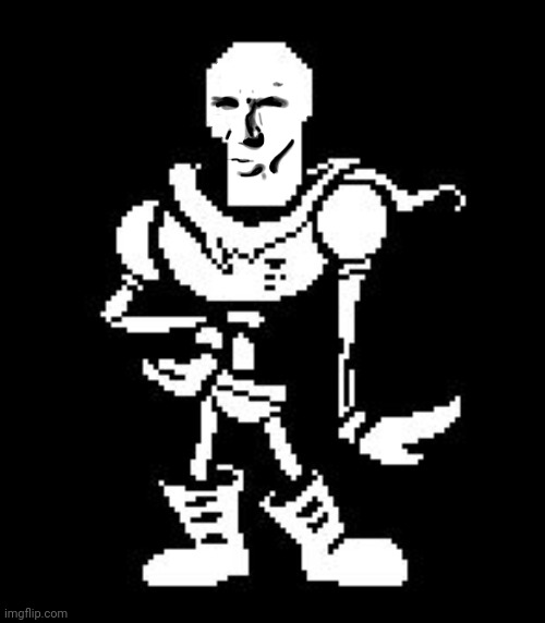 image tagged in undertale,papyrus,sigma face | made w/ Imgflip meme maker