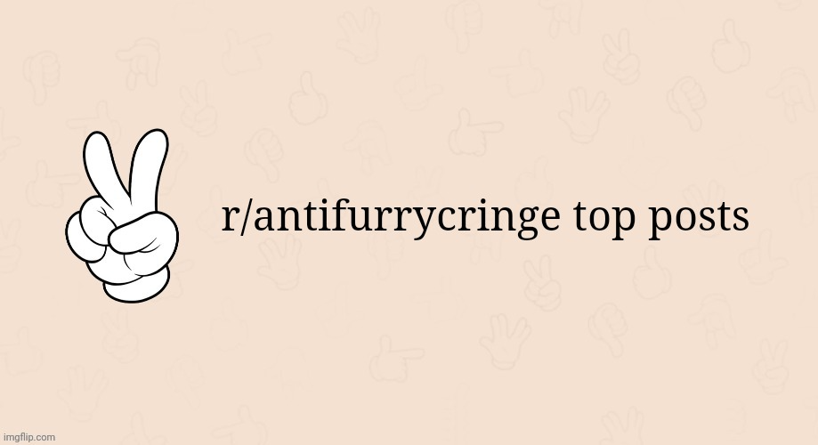 r/AntiFurryCringe Top-Posts Blank Meme Template