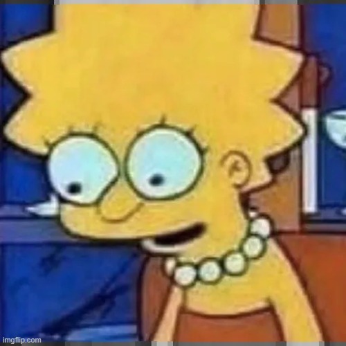 Lisa Simpson Looking Down | image tagged in lisa simpson looking down | made w/ Imgflip meme maker