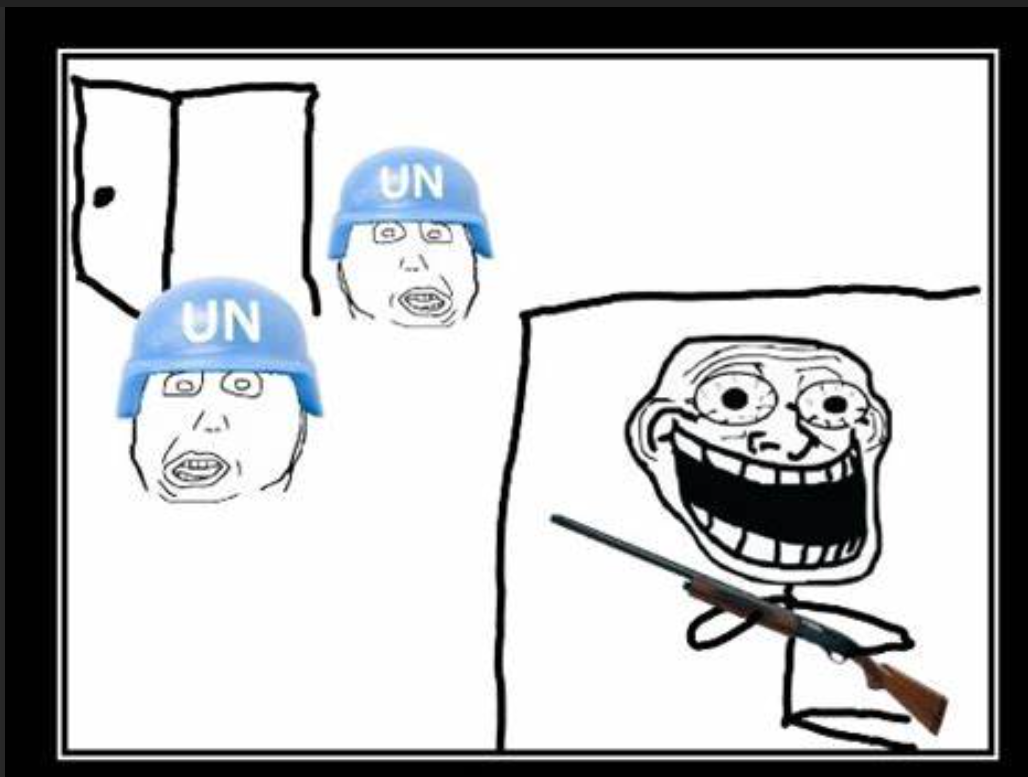 High Quality united nations raid Blank Meme Template