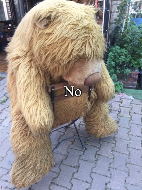 Freddy fazbear | No | image tagged in freddy fazbear | made w/ Imgflip meme maker