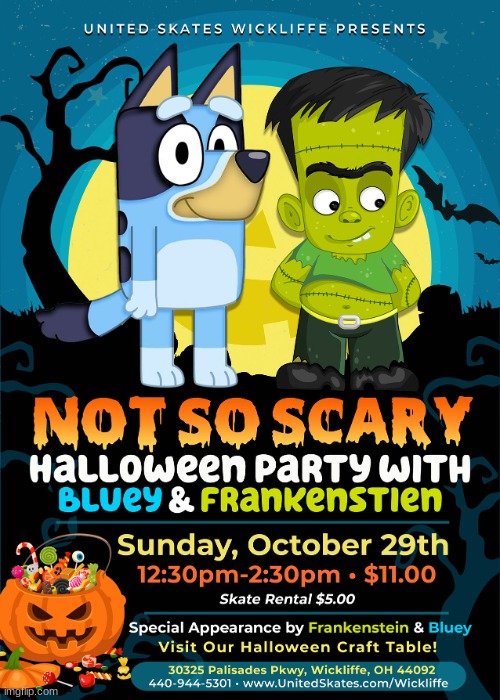 whoever made this needs to be arrested. Reason: literally put a stock image of frankstein monster human version. | image tagged in noooooooooooooooooooo,halloween,trick or treat,bluey | made w/ Imgflip meme maker