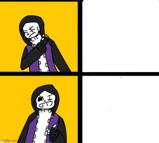 High Quality Epic! Sans Hotline Bling Blank Meme Template