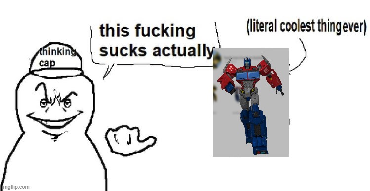 gigachad robot | image tagged in this sucks actually | made w/ Imgflip meme maker