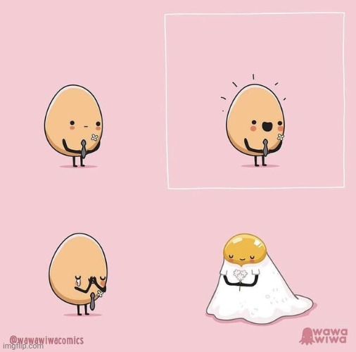 Egg wedding | image tagged in eggs,egg,marriage,comics,comics/cartoons,wedding | made w/ Imgflip meme maker