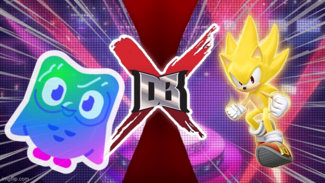 DBX: Super Duo VS Super Sonic (Duolingo VS Sonic The Hedgehog) | image tagged in death battle,duolingo bird,sonic the hedgehog,super | made w/ Imgflip meme maker