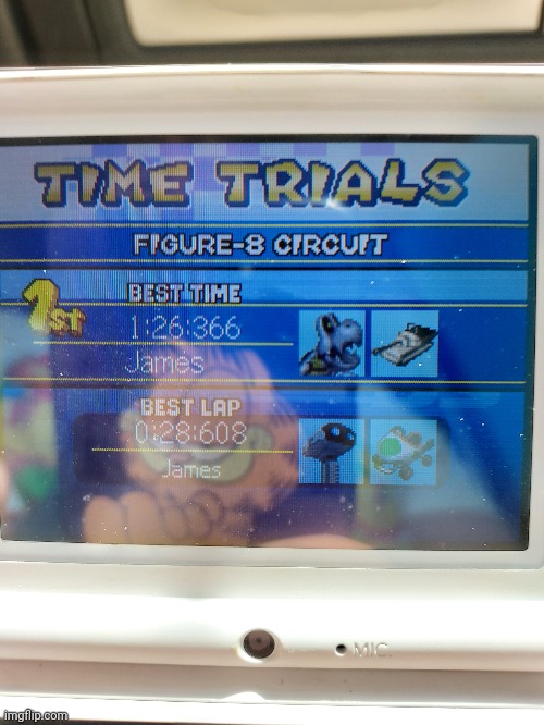 Beat my mkds time trial... | made w/ Imgflip meme maker