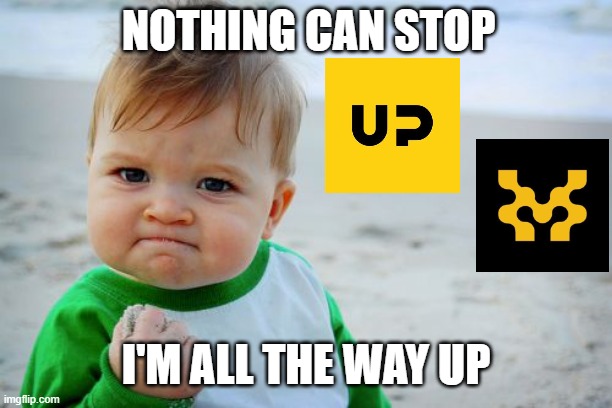 up meme | NOTHING CAN STOP; I'M ALL THE WAY UP | image tagged in memes,success kid original | made w/ Imgflip meme maker