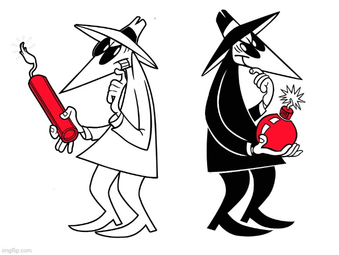 Spy vs Spy | image tagged in spy vs spy | made w/ Imgflip meme maker