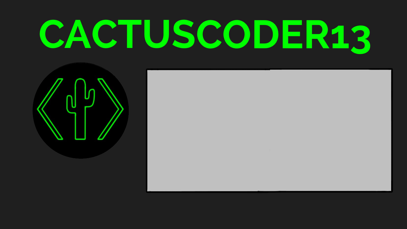 CactusCoder13 Announcement Template New Blank Meme Template