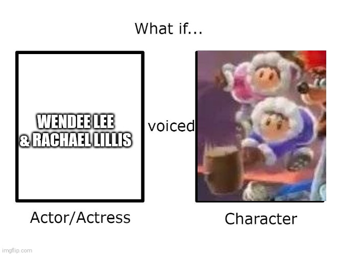 What if Wendee Lee and Rachael Lillis Voiced Popo & Nana? | WENDEE LEE & RACHAEL LILLIS | image tagged in what if this actor or actress voiced this character | made w/ Imgflip meme maker