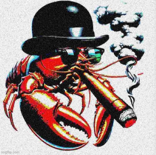 Cool lobster | image tagged in cool lobster | made w/ Imgflip meme maker