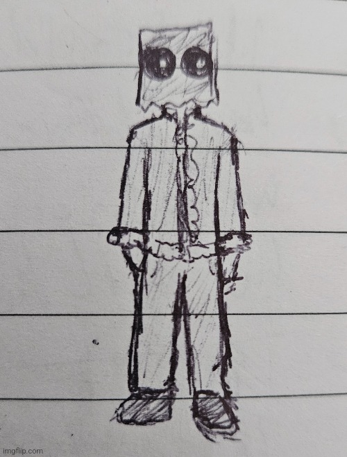 Silly drawing of Mr I made | made w/ Imgflip meme maker