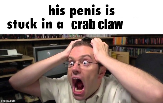 is stuck in a | crab claw | image tagged in is stuck in a | made w/ Imgflip meme maker
