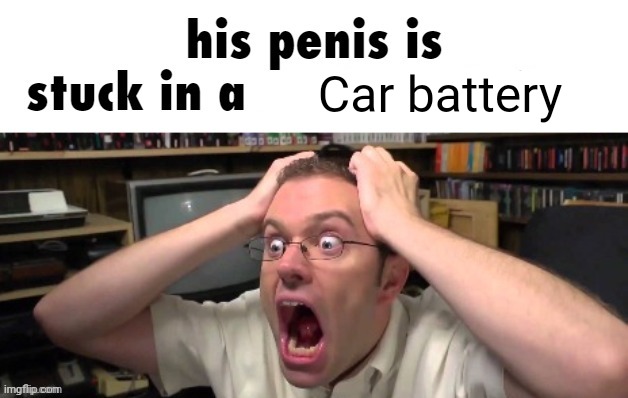 is stuck in a | Car battery | image tagged in is stuck in a | made w/ Imgflip meme maker