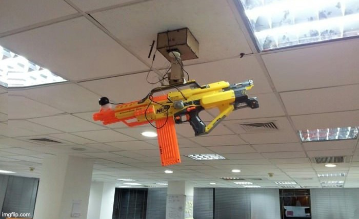 sentry nerf gun | image tagged in sentry nerf gun | made w/ Imgflip meme maker