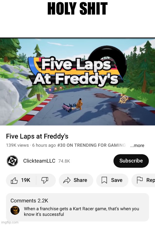 PEAK KART RACING?!?!?!?1?1?1 | HOLY SHIT | made w/ Imgflip meme maker