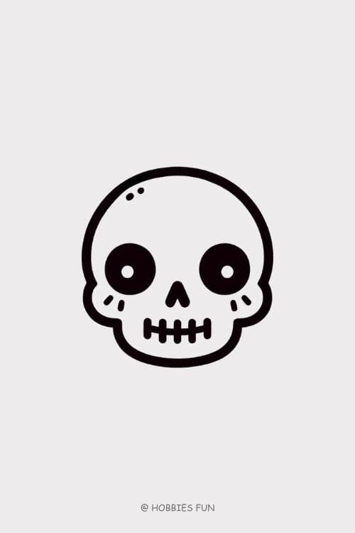 cute skull Blank Meme Template