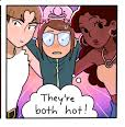they're both hot Blank Meme Template