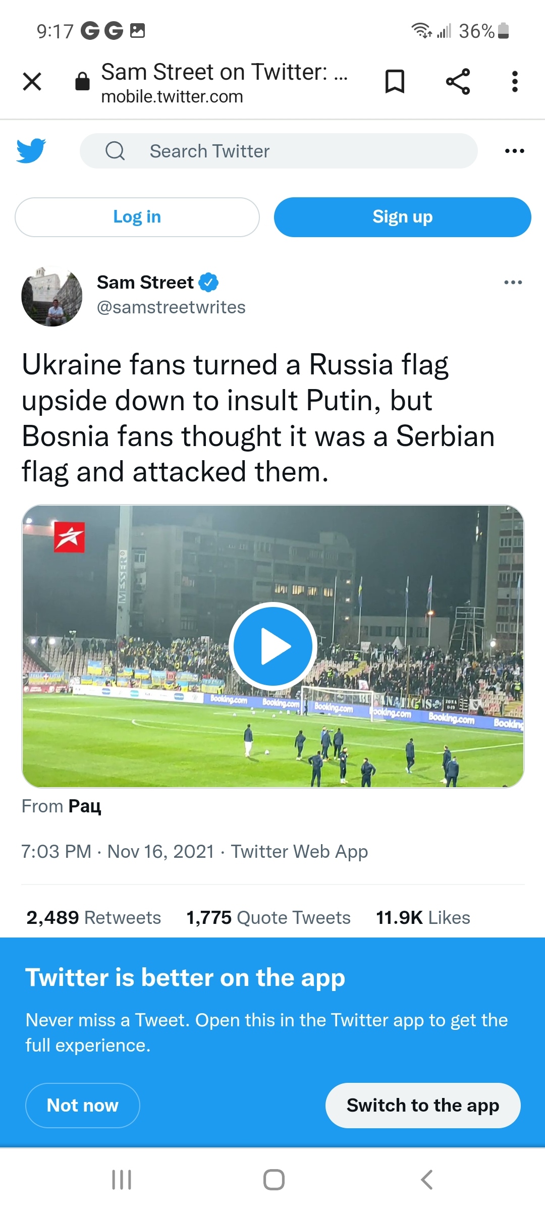 Slavic Football Blank Meme Template